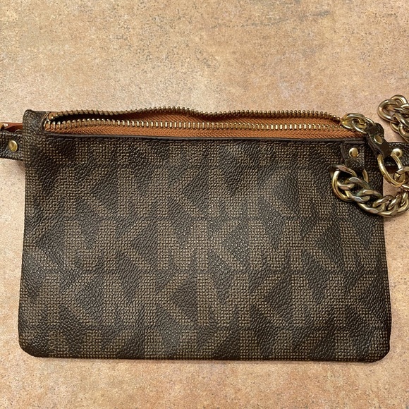 Michael Kors belt bag brown used vegan - Picture 1 of 12